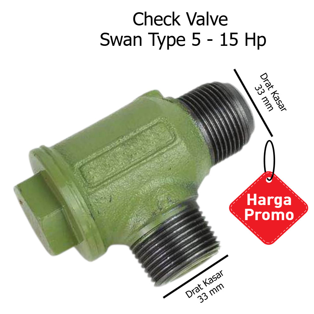 Check Valve Kompresor Swan 5 hp sampai 15 hp