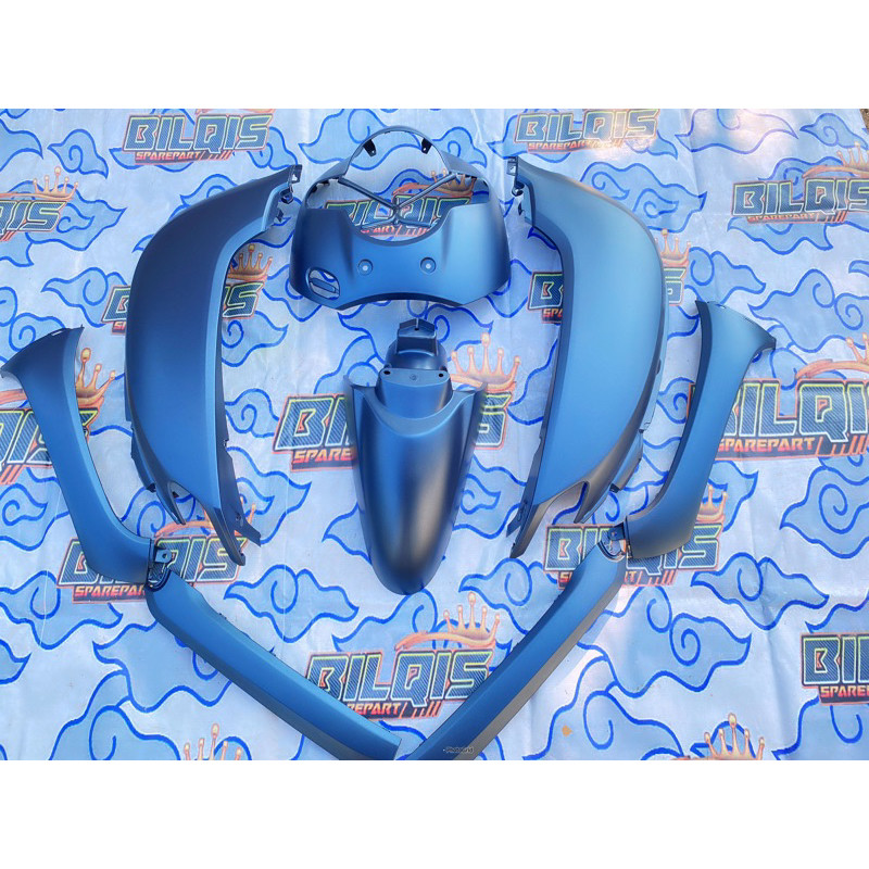 Body scoopy 2018 cover full set body halus scoopy fi esp tahun 2017 2018 2019 warna biru doff
