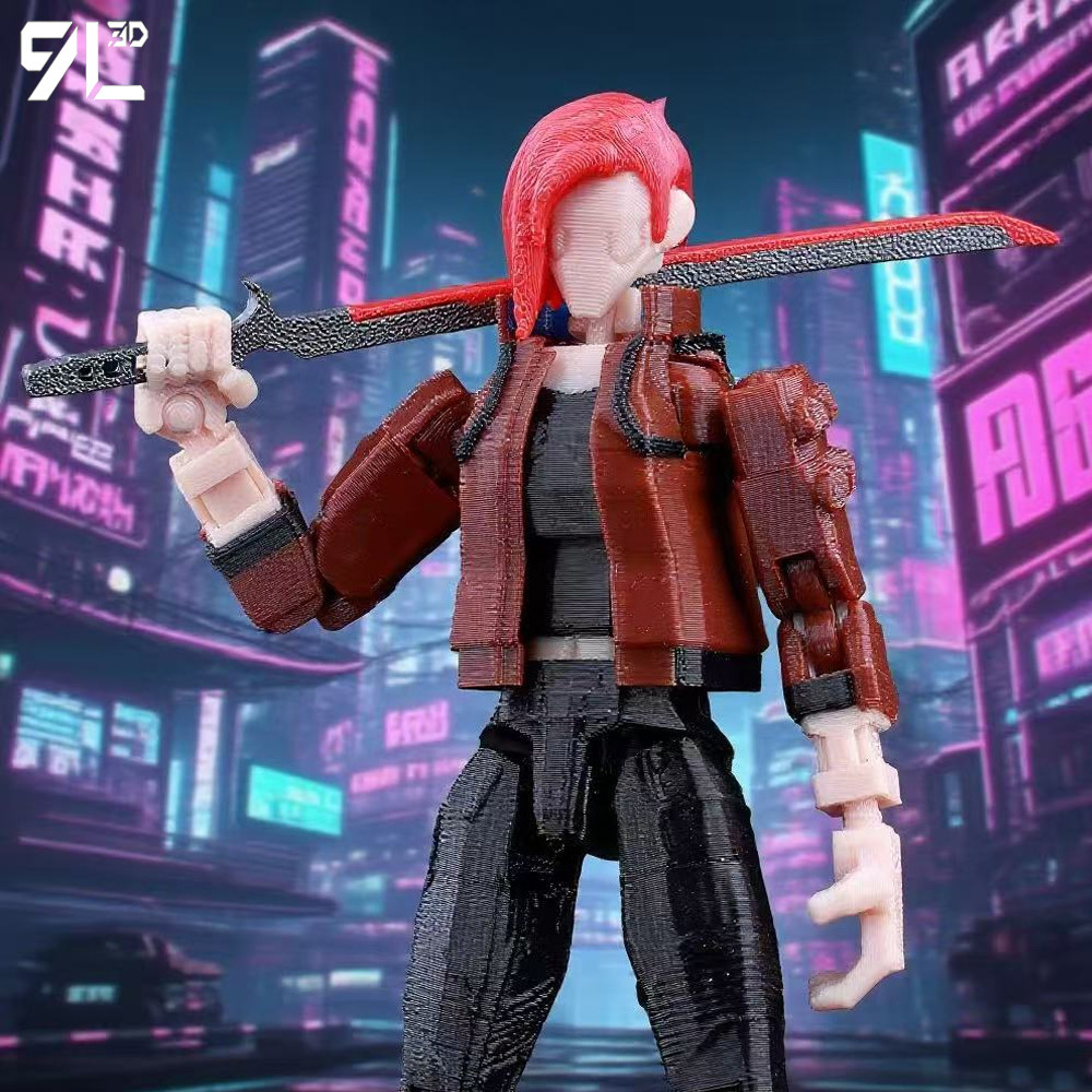 9L3D Dummy T13 Multi Jointed Anime Figure Collectible Full Body Movable 2077V Role Play Finished Ass