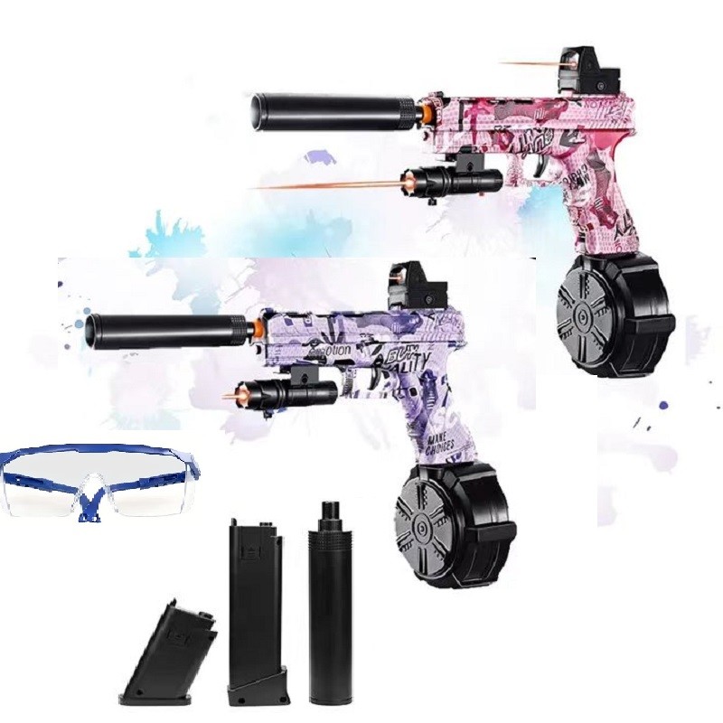Electric Water Gel Ball Pistol Toy Gun Hydrogel Electric Paintball Gun for Adults Boys Outdoor Cs Sh