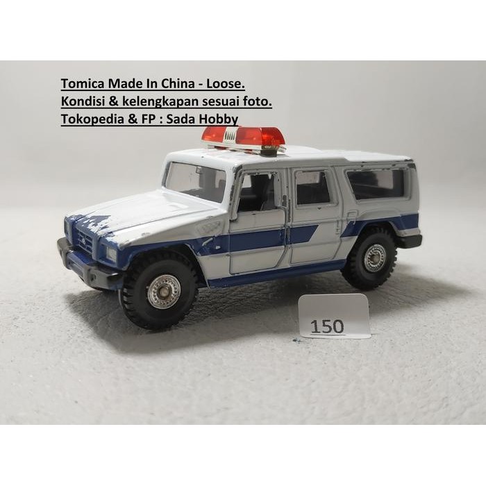 DCT... Tomica No 3 Toyota Mega Cruiser Patrol Car Unit Only