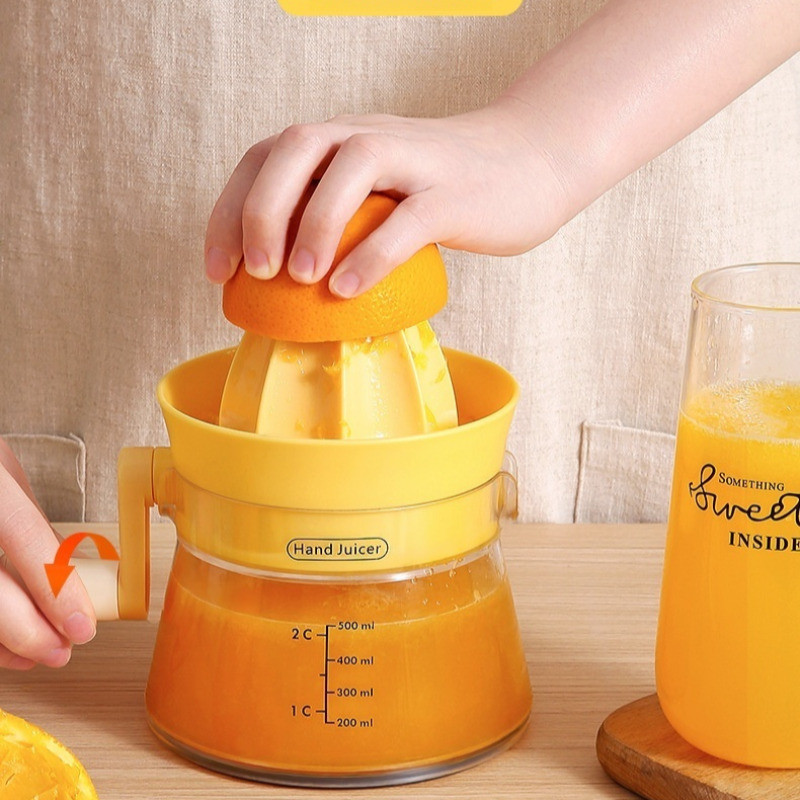 Manual Juicer Household Squeeze Juice Cup Portable Hand Crank Fruit Juicer Lemon Orange Special Juic