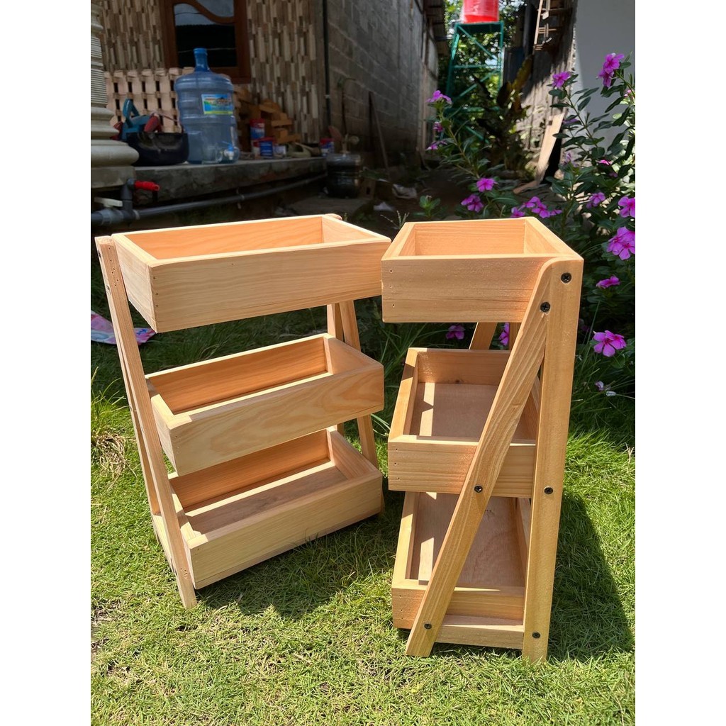 Rak Tempat Bawang / Rak Bumbu / Rak Telur 3 Susun