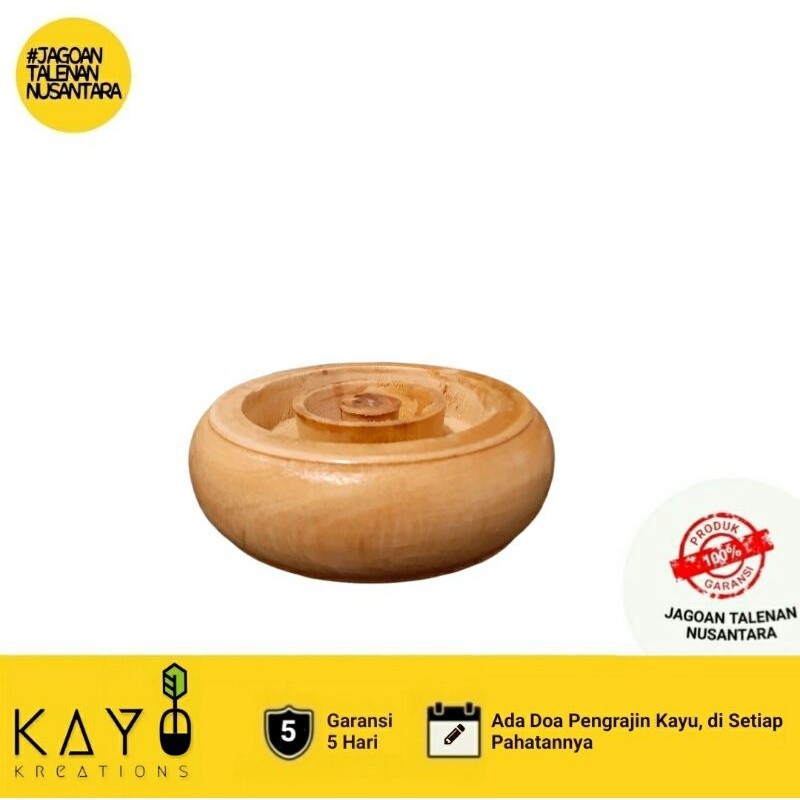 DewaAsbak Kayu / Kayu Roko / Asbak Bulat / Asbak Kayu Mahoni / Asbak Kayu PinusWoodworks