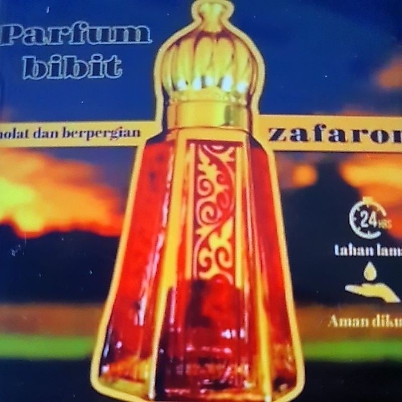 ZAFARON MERAH IRANI SUPER KENTAL 10 ML MOTIF ROL ON