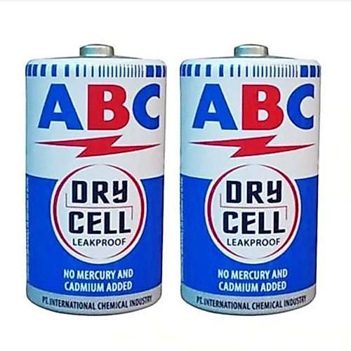Baterai ABC Biru Besar - Baterai ABC Besar Original - 2 PCS