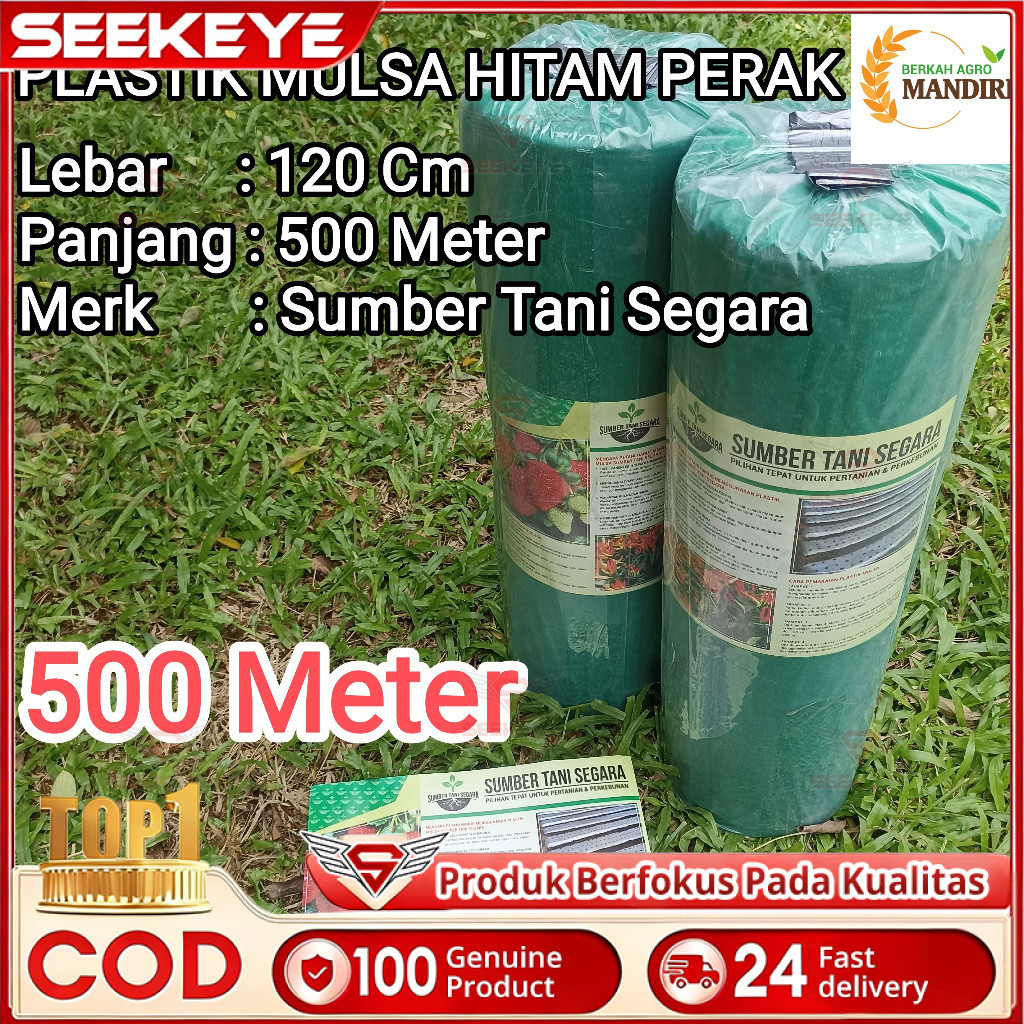 Plastik Mulsa Hitam Perak 500 Meter Untuk Pertanian