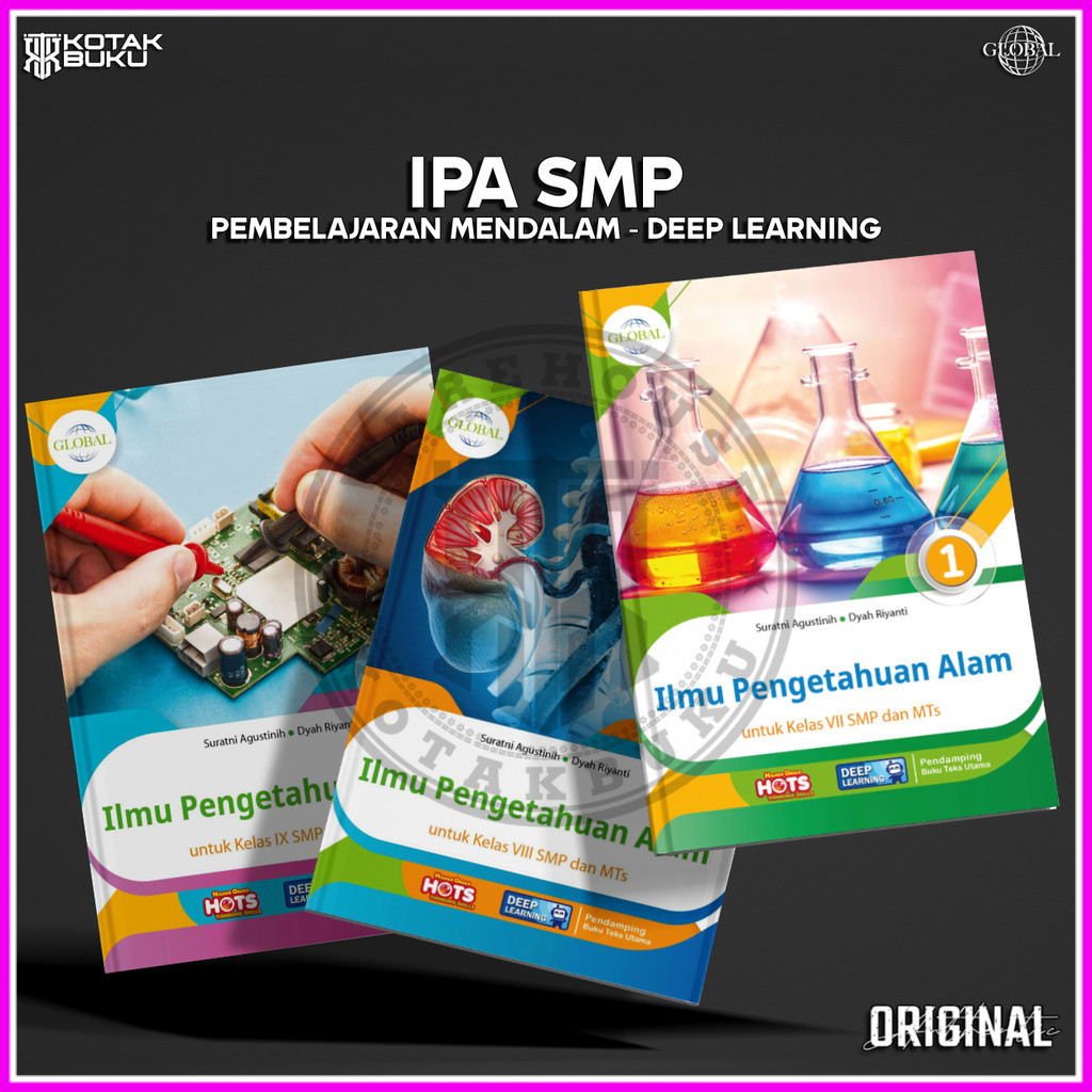 [ TS ] Buku IPA kelas 7 8 9 SMP Deep Learning / IPA SMP / Global / Tiga Serangkai