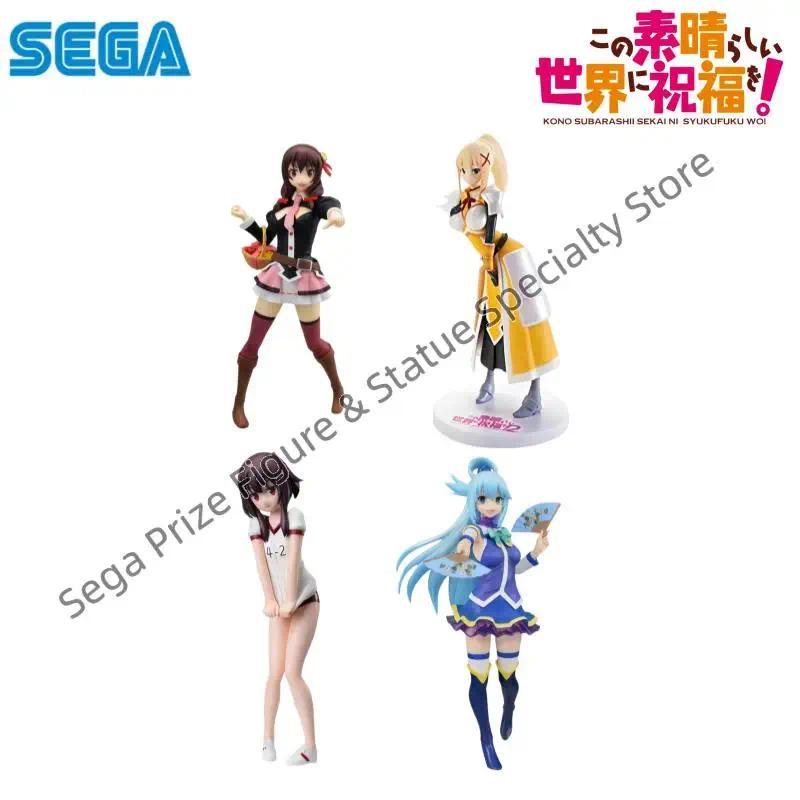 Sega In Stock Original Box Garage Kit Model Konosuba Yunyun Darkness Anime aracters Collectible Orig