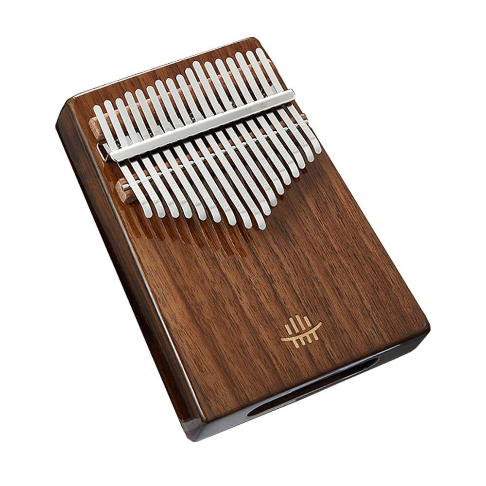 Hluru Kalimba 17Key Professional 21 Key Thumb Piano Rosewood Acacia Waut Finger Piano Mbira For Begi
