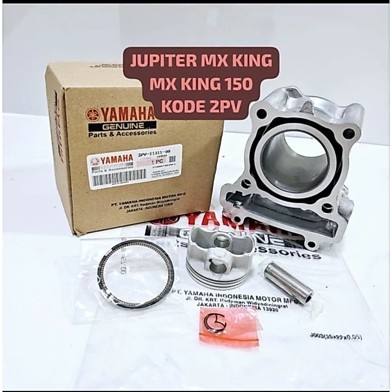 BLOK SEHER JUPITER MX KING NEW MX KING 150 YAMAHA 2PV SET PISTON RING KIT BLOK SILINDER CYLINDER MX 