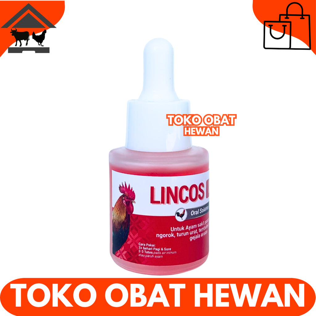 LINCOS PRO 20 ML – Basmi Virus & Infeksi pada Ayam - Suplemen Oral Untuk Ayam