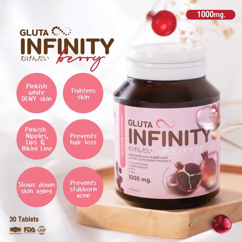 GLUTA INFINITY BERRY NEW - SISTER COMPANY FR DAN LACHEL THAILAND toko Indo89