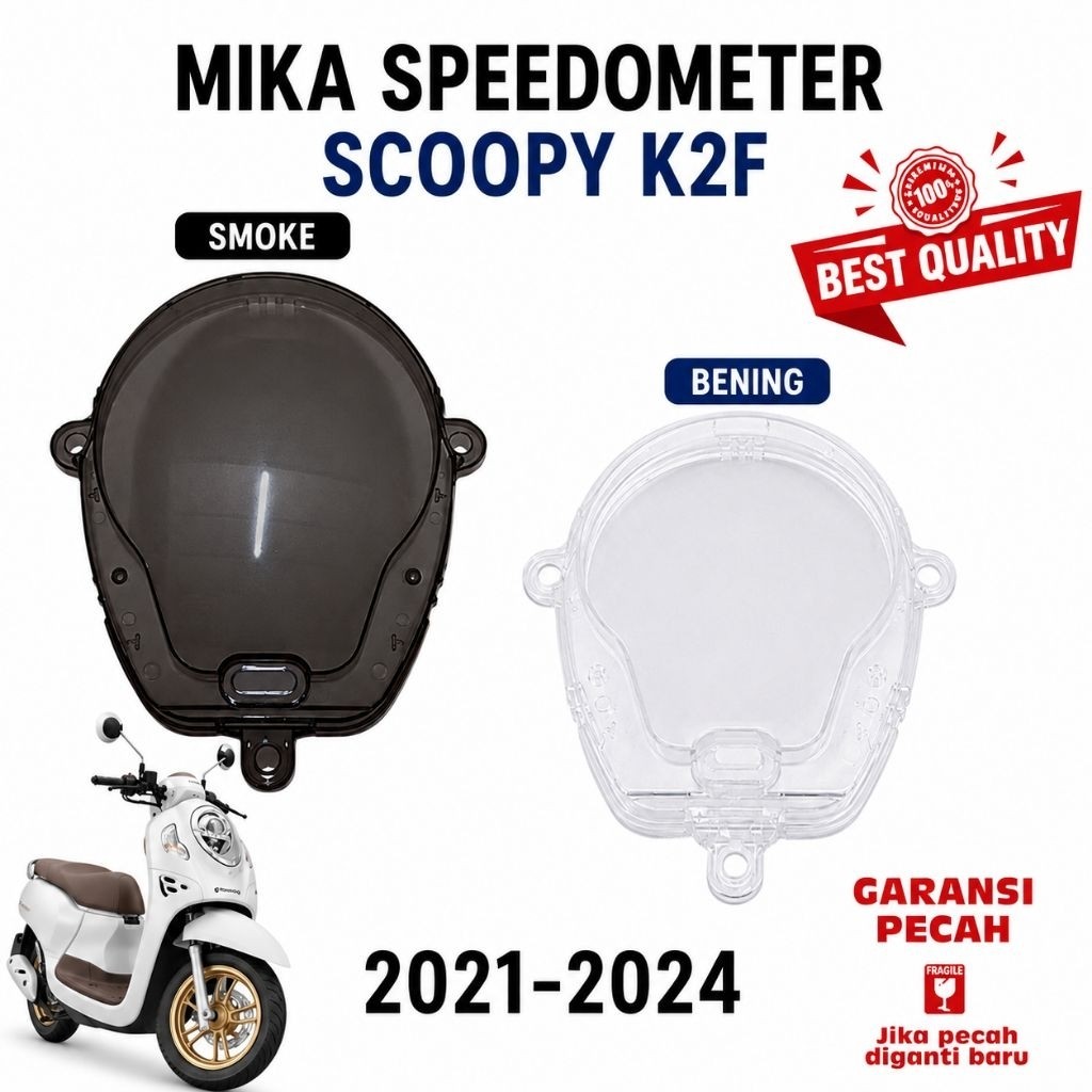 Mika Kaca Speedometer Spidometer Scoopy Fi Esp Led K2F 2021 2022 TERMURAHH - Febi Sparepart