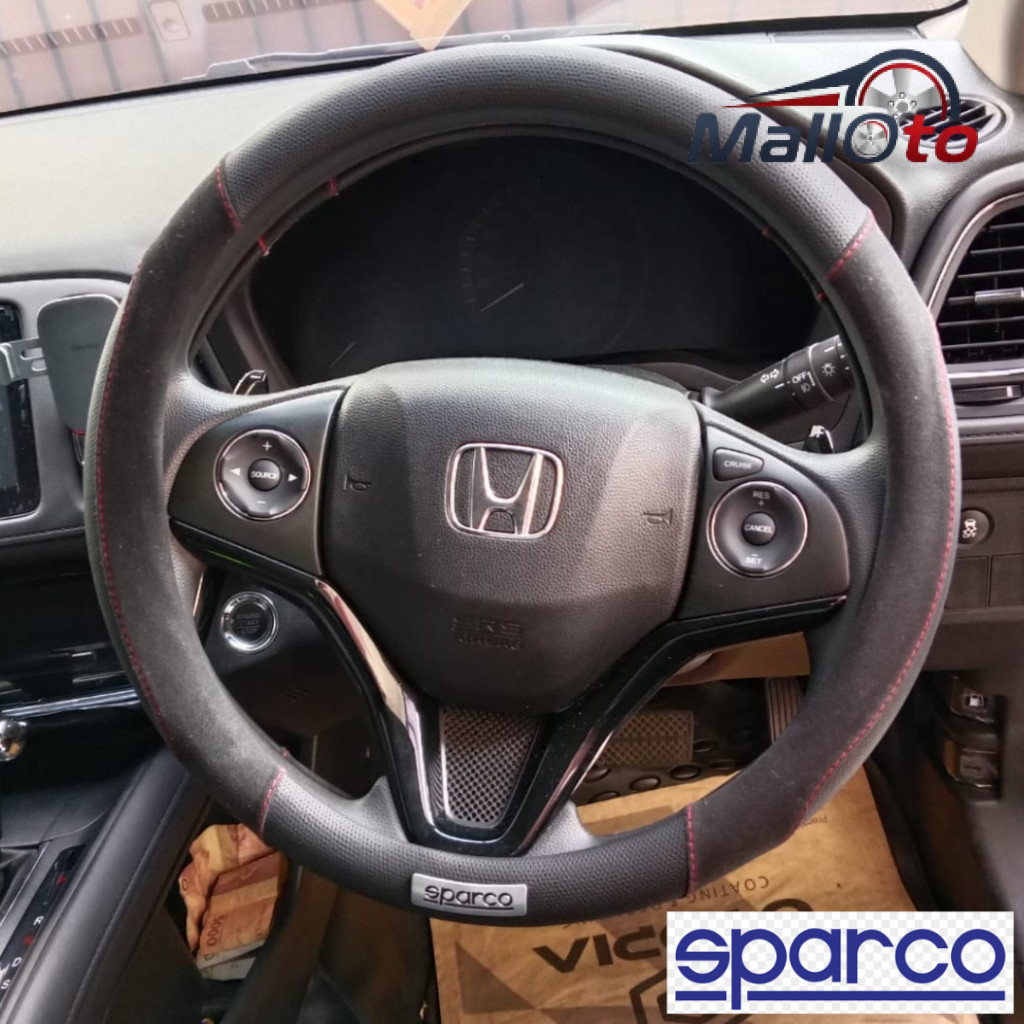 Sparco Sarung Mobil Stir Cover Stir Sparco Corsa SPC 1112 BK Original Premium
