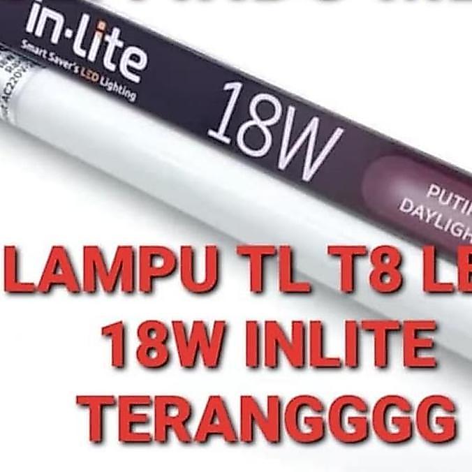 Flash- Lampu Tl T8 18T Inlite Tube 18T Led Inlite 10Cm Putih
