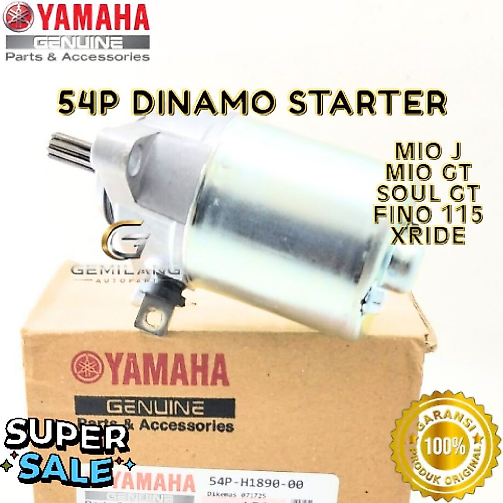 DINAMO STARTER KODE 54P, DINAMO STARTER MIO J, DINAMO STARTER MIO GT, DINAMO STARTER SOUL GT, DINAMO