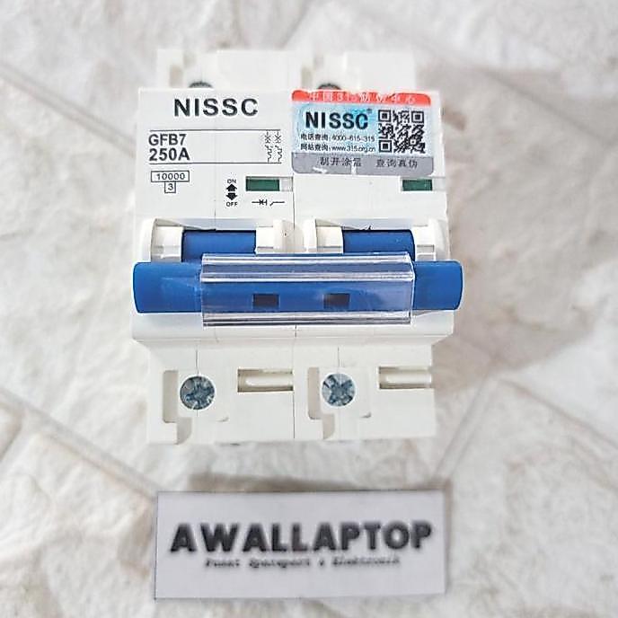 Mcb Nissc Mcb Motor Listrik Mcb Dc Mcb Transparan 40A 50A 63A 150A