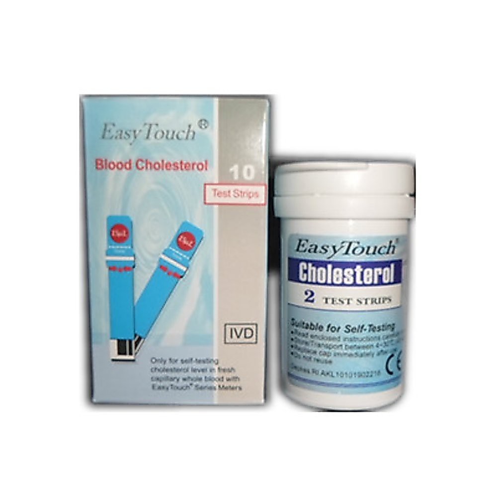 STRIP KOLESTEROL EASY TOUCH - EasyTouch Blood Cholesterol - Stik Easy touch kolesterol