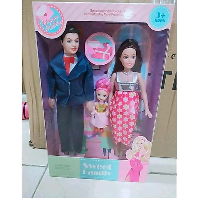 Bnc - Bisa Cod Promo Berbie Keluarga Hamil Plus Anak / Mainan Boneka Hamil Keluarga / Mainan Anak Pe