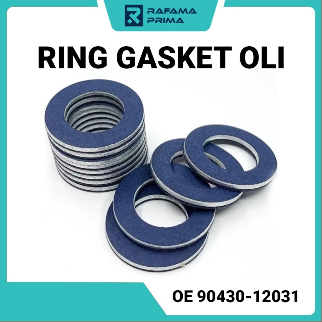 Gasket Tap Oli Mesin Toyota Lexus - Ring Gasket Oli Mobil Baut 12mm