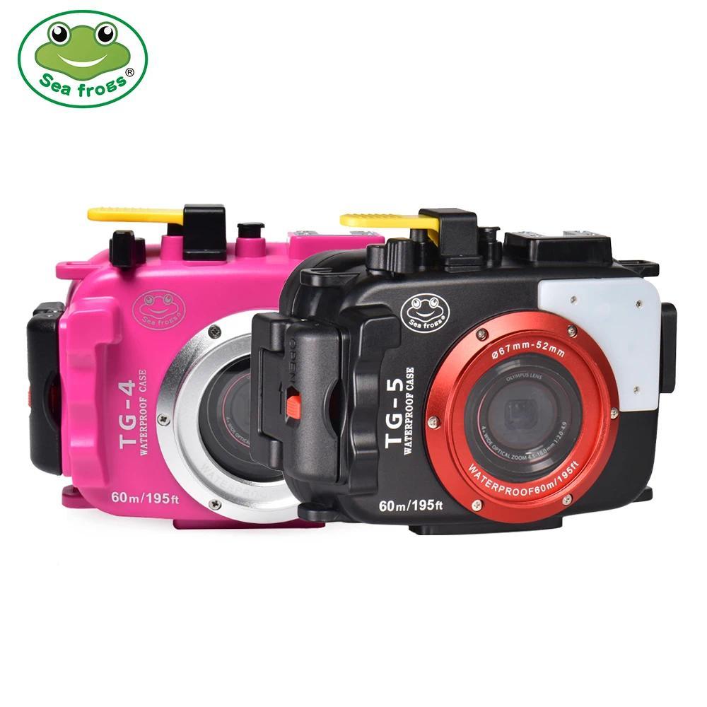 Seafrogs 2025 New Arrival Scuba ving Camera Case Cover For Olympus TG 5 TG 4 Underwater Photography 