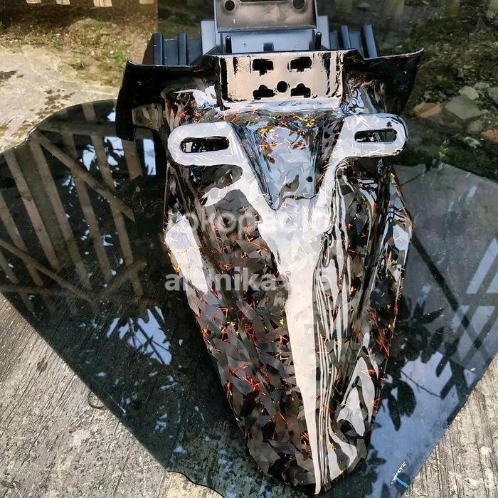 Promo spakbor belakang nmax old carbon forged / spakbor nmax