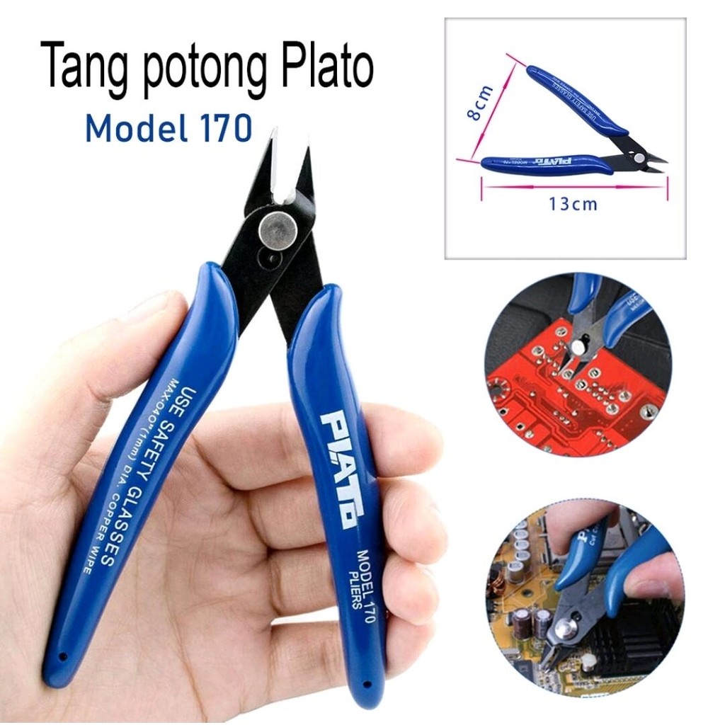 

( MR ) TANG POTONG PLATO MODEL 170 PLIERS NY02KTKT02 / TANG SERVICE HP