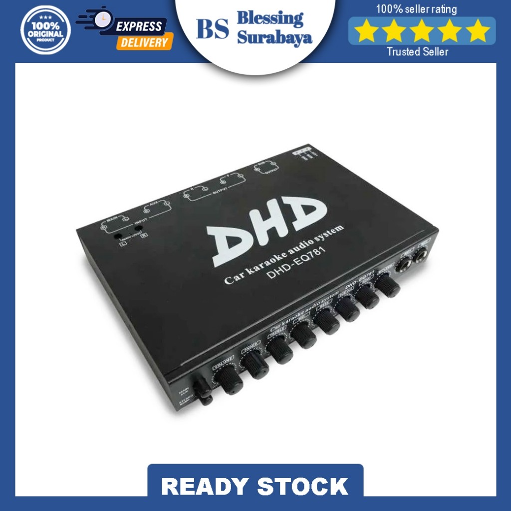 Preamp Parametric Equalizer Karaoke DHD-EQ781