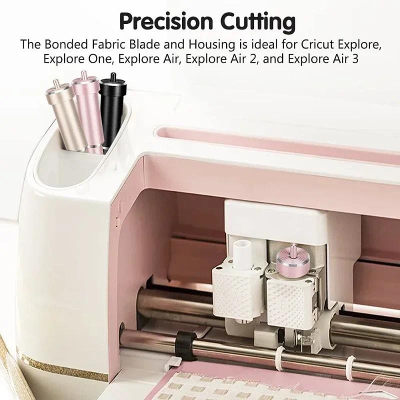 

Gold / Pink / Black Deep Cut Housing + Replacement Blade For Cricut Explore Air2/ Air3/ Cricut Maker Cutting Machines