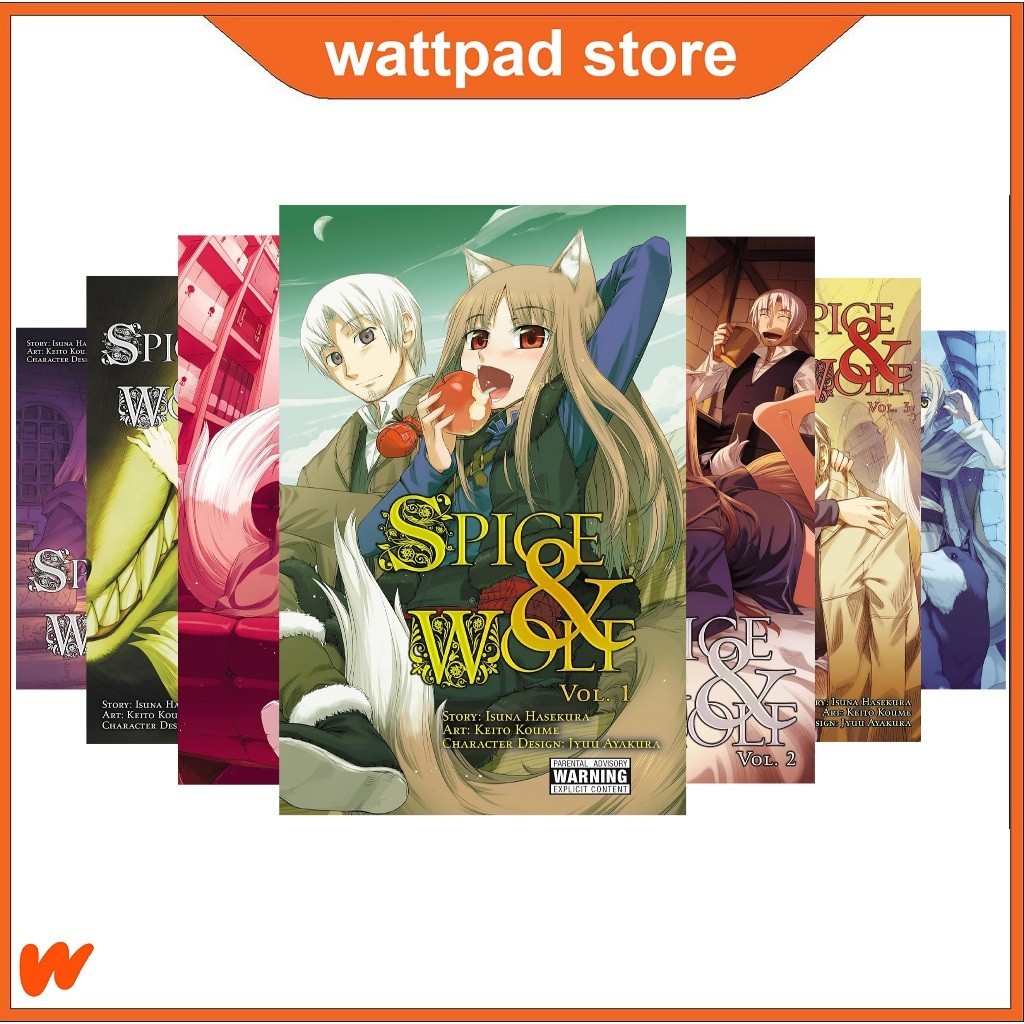Manga Spice and Wolf (16 book series)