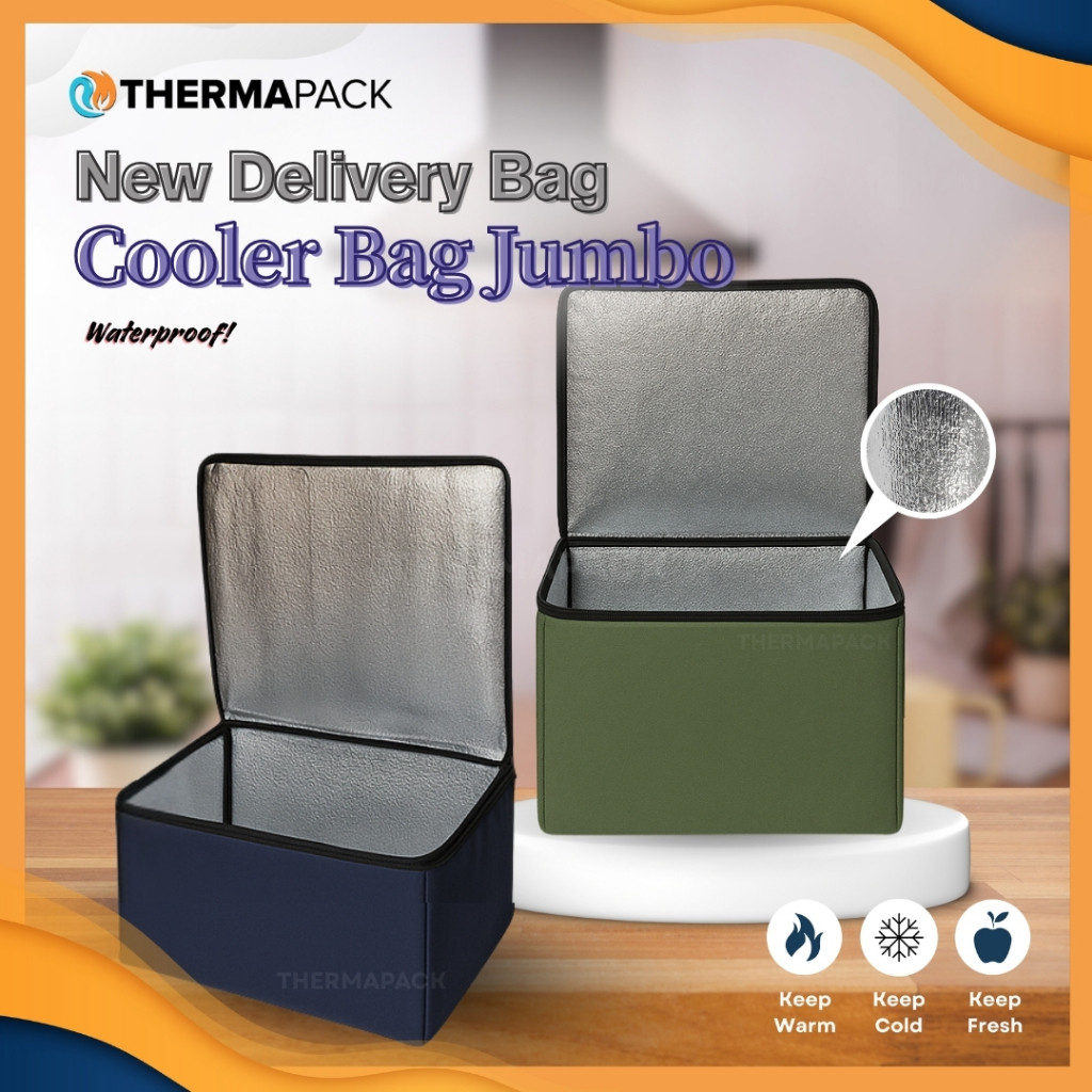 ThermaPack Insulated Delivery Bag | Tas Kurir Motor GoFood Grab Food