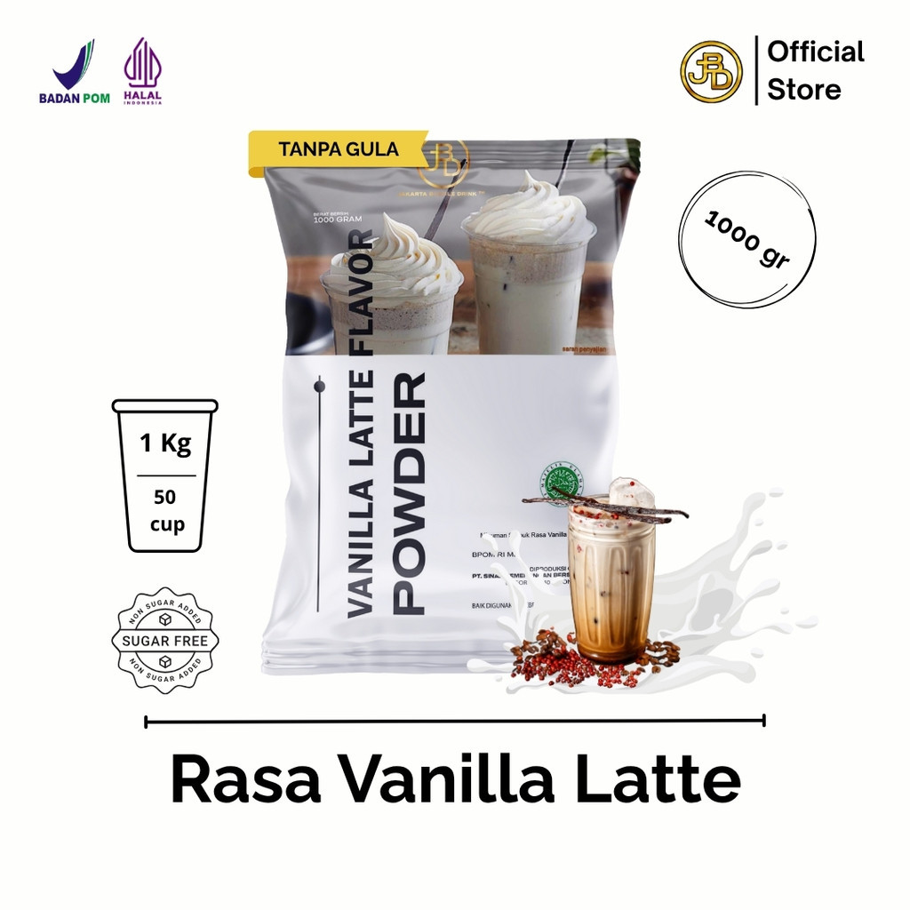 

Bubuk Minuman Premium VANILLA LATTE -Jakarta Bubble Drink | BPOM&HALAL