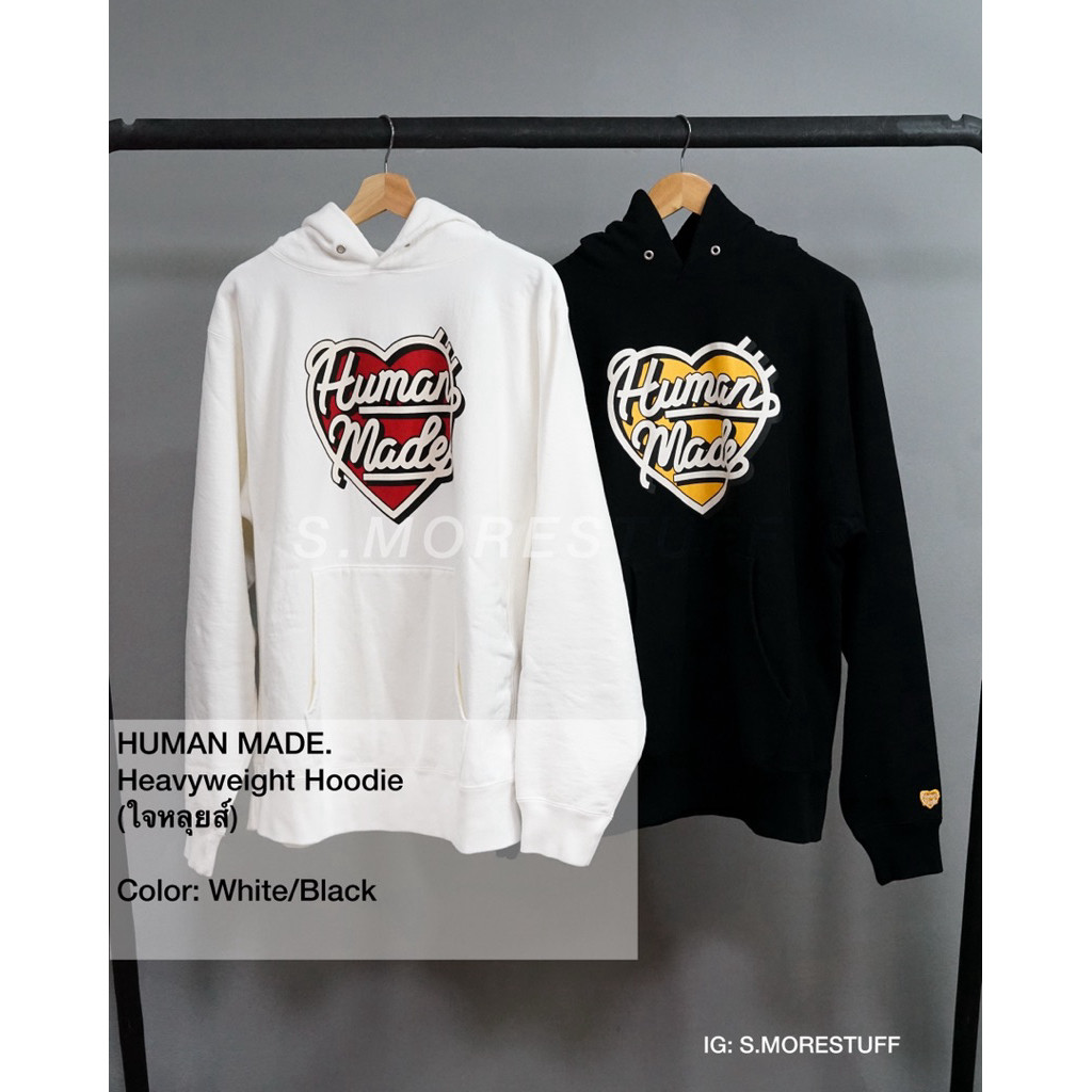 Human made hoodie tebal kcotton fleece gramasi 300 bahan tebal