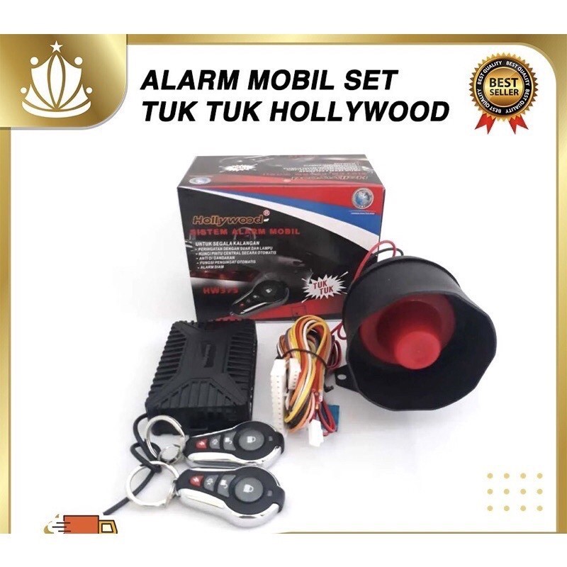 Modul Remote mobil Lock Unlock plus Alarm berikut Toa speaker alarm
