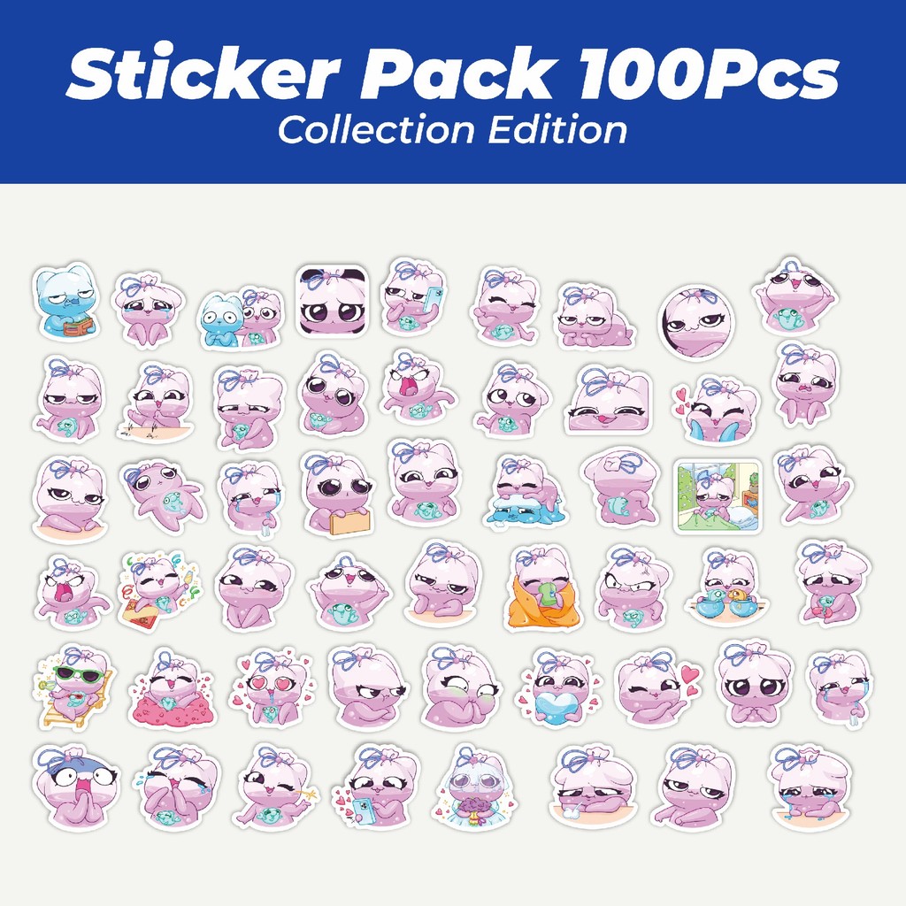 

Hot Stiker Kartun Cuty Kiselka Lucu Anti Air Stikers Berperekat Waterproof Sticker Decal Buat Motor Helm Buku Journal Koper Casing HP Laptop Botol Minum