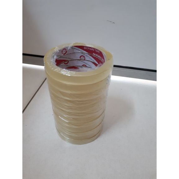 

NS - ISOLASI/ LAKBAN DAIMARU GOLD TAPE SAZANAMI BODHI 1 inch/24mm x 72yard /selotip tape masking