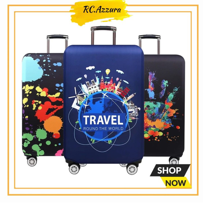 Cover Sarung Koper Elastis 18"- 32" Sarung Penutup Koper Pelindung Koper Travelling