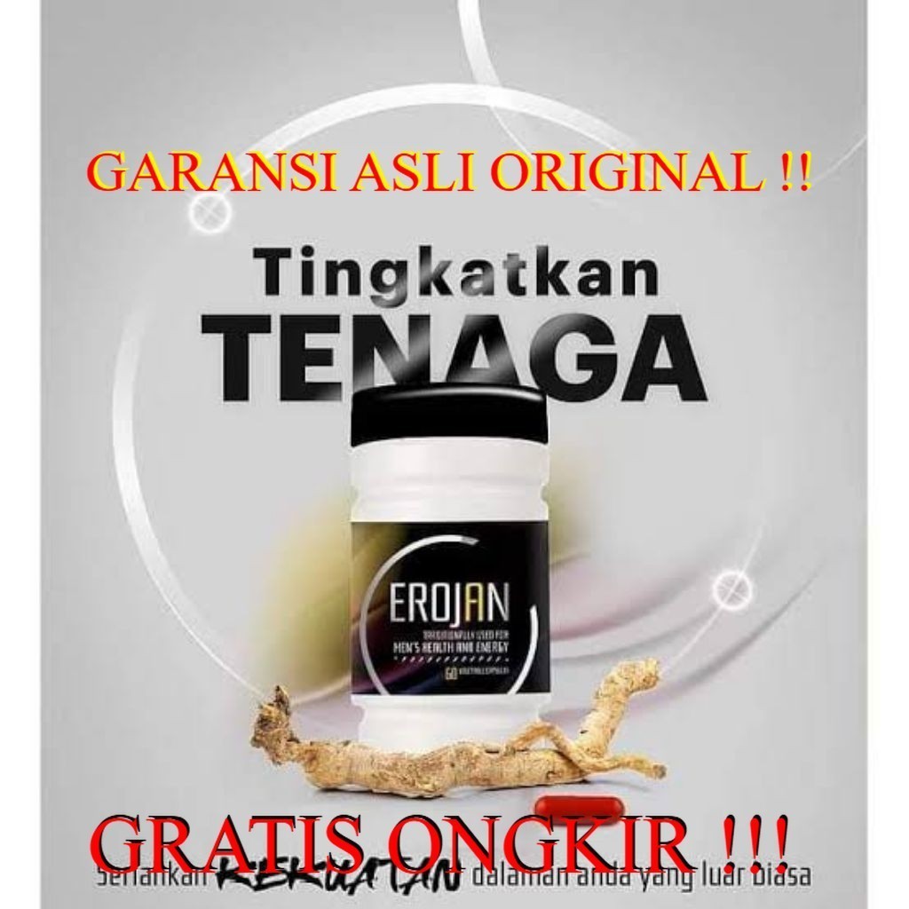 Erojan Original 100% - OFFICIAL RESMI WELLOUS  - garansi 100% AMAN & TERPERCAYA - BPOM & Halal - JUA