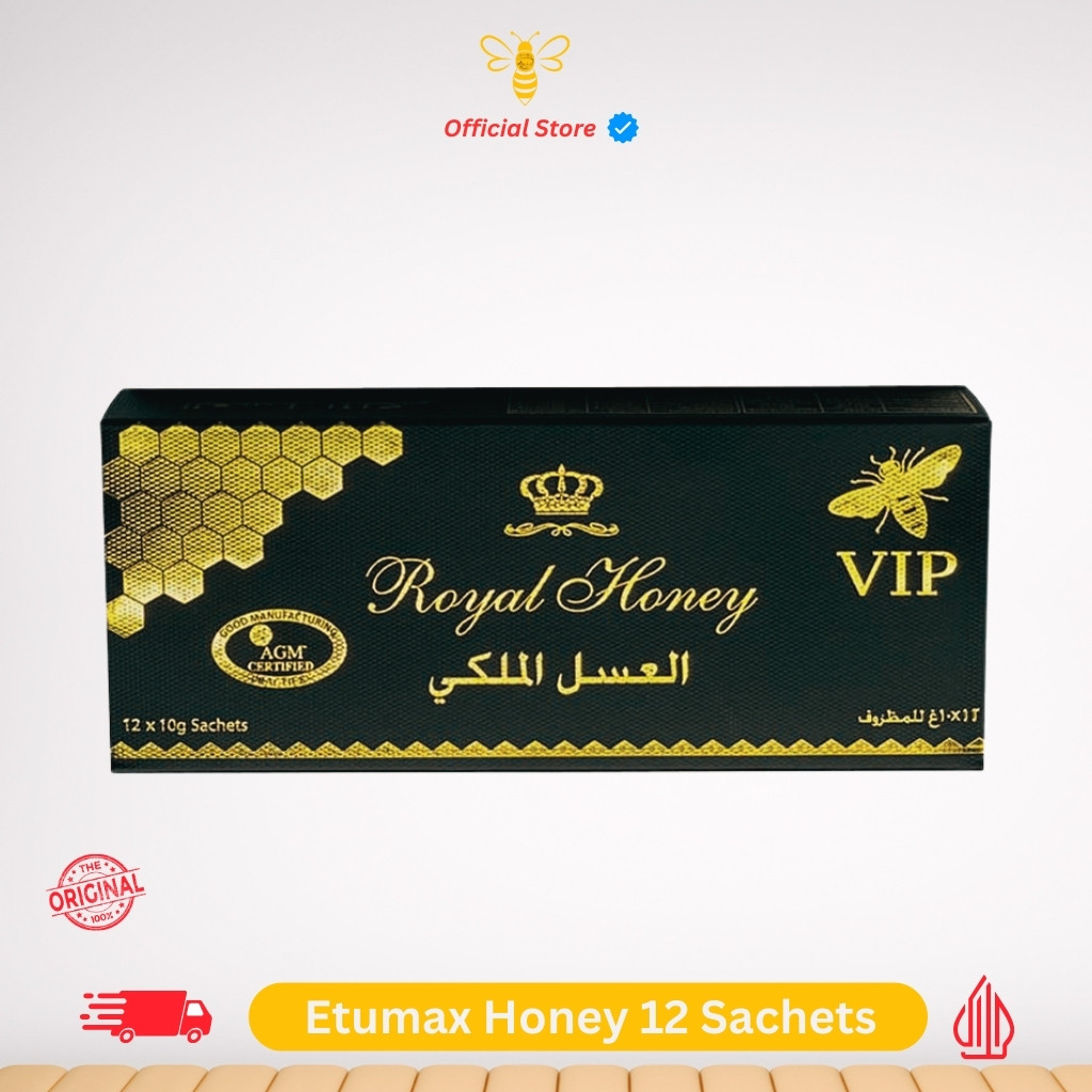 

Etumax Royal Honey Malaysian Honey One box With 12 Sachets From Vital Honey Royal Healthy