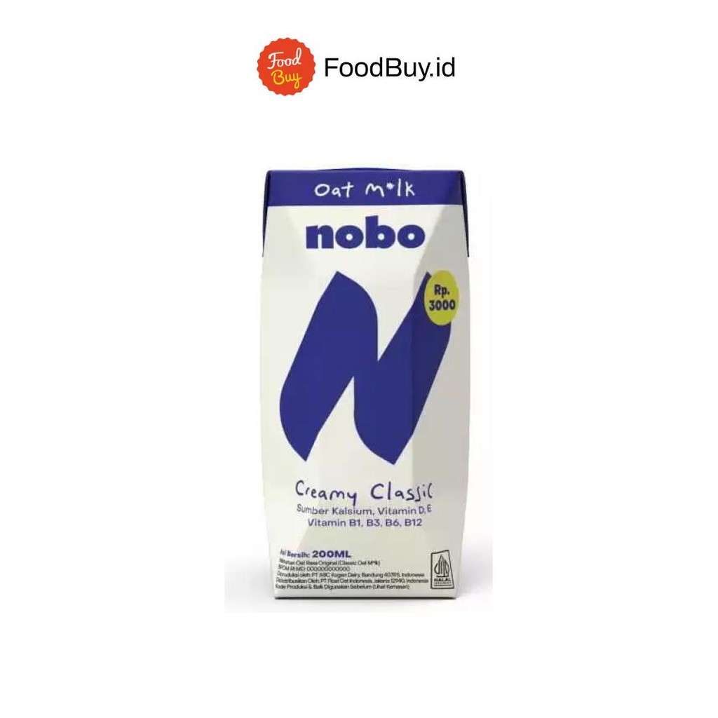 

Nobo Oat Milk Creamy Classic Straw 200ml