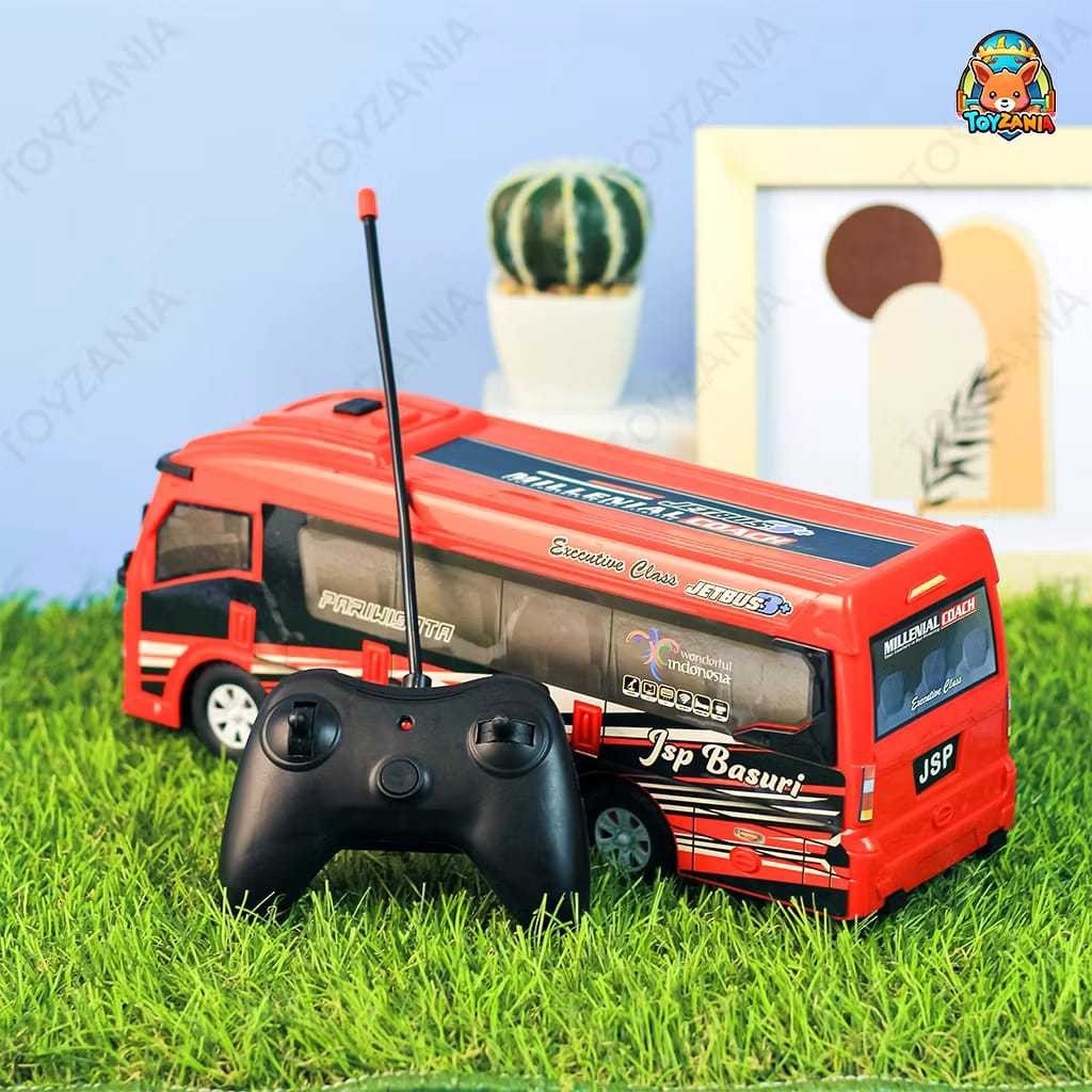 MAINAN ANAK REMOTE CONTROL BUS TRAVEL ELF HIACE MAINAN MOBIL RC TRAVEL BASURI ELF TRAVEL CAR RC Prom