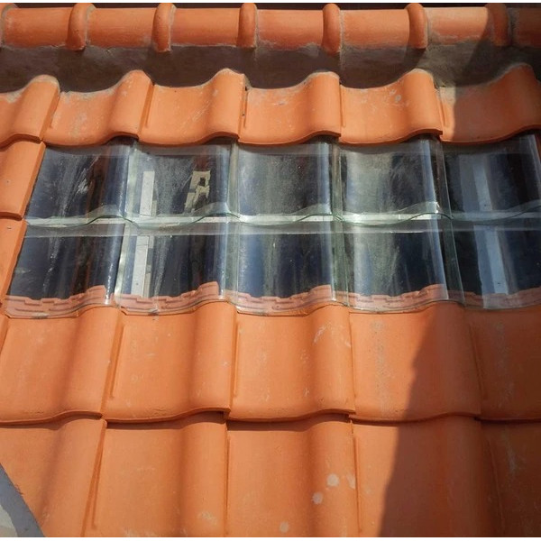 (10PC)Genteng Kaca Gelombang layur/Genteng kaca ngelayur/Atap genteng kaca/Genteng gelombang nglayur