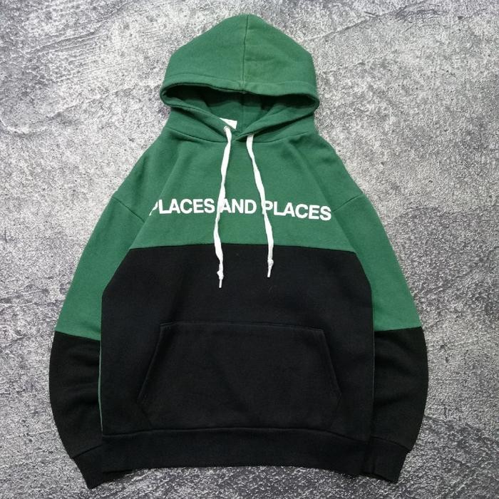 Jaket Hoodie DESIGN by O.TEO two colour bagus size L