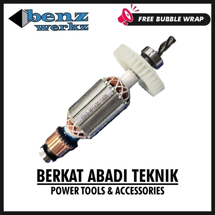 BENZ Armature HP1630 Angker Mesin Bor 13mm Listrik Tangan Impact Drill HP 1630 For MAKITA