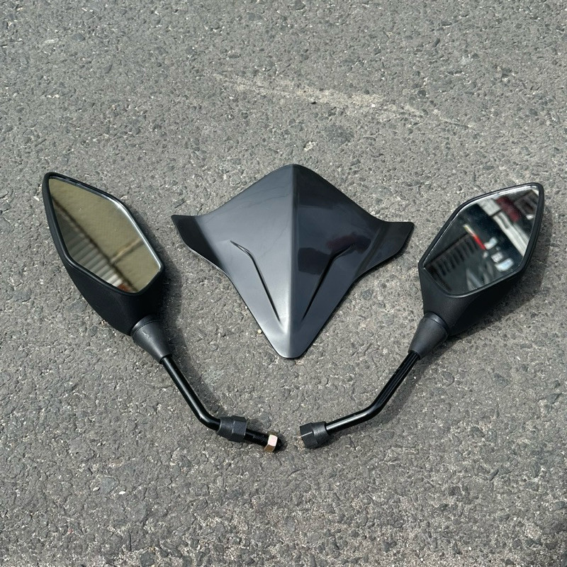 PAKETAN MURAH SPION CLICK POLOS SPION HONDA PCX PLUS VISOR BEAT FI 2016 - 2020