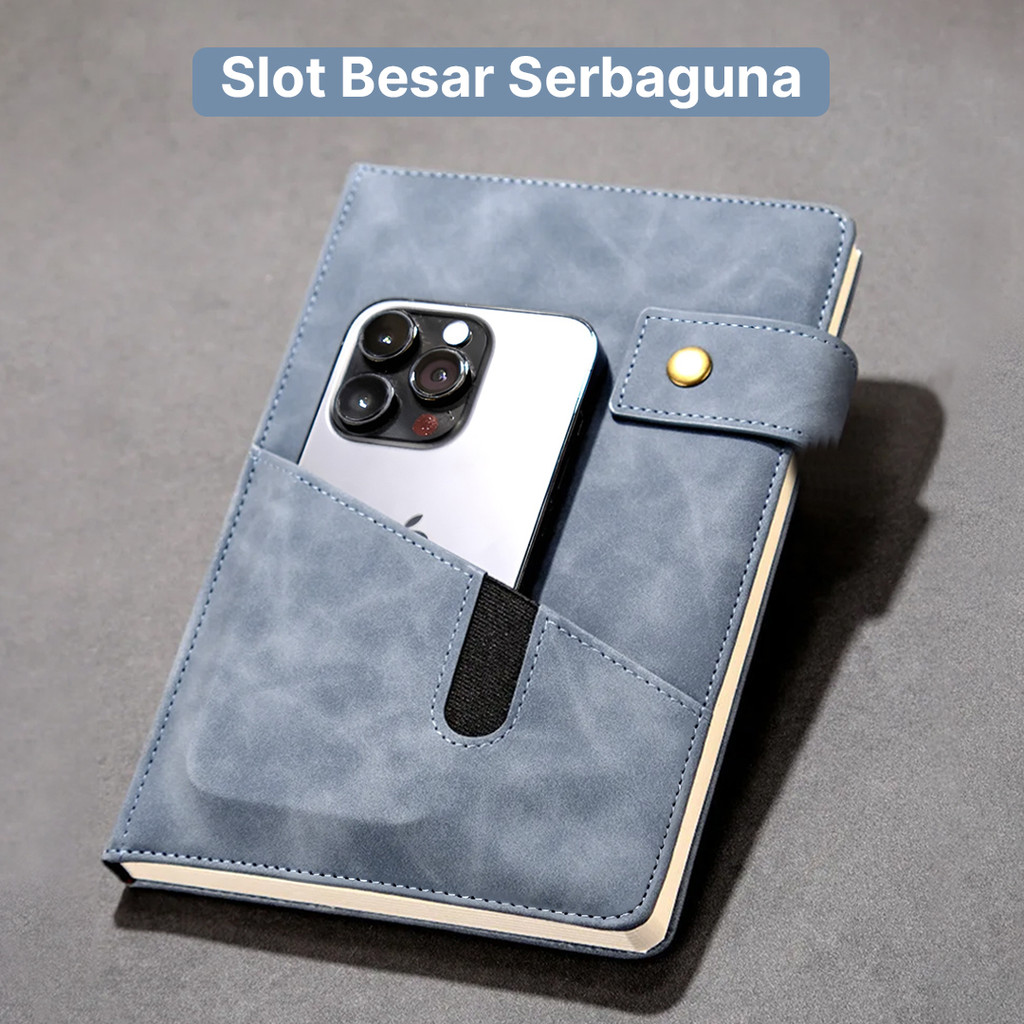 

Buku Jurnal Hardcover Notebook Diary 80 GSM 200 Halaman A5 Gray TD157 Toddi Quality