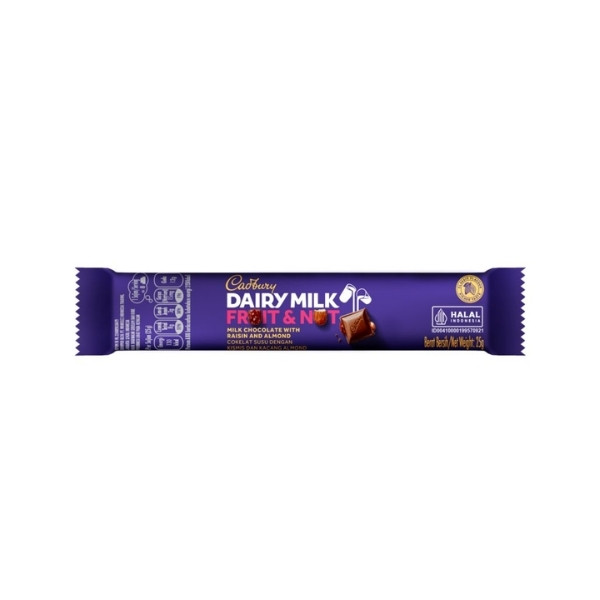 

CADBURY FRUIT&NUT 25 GR
