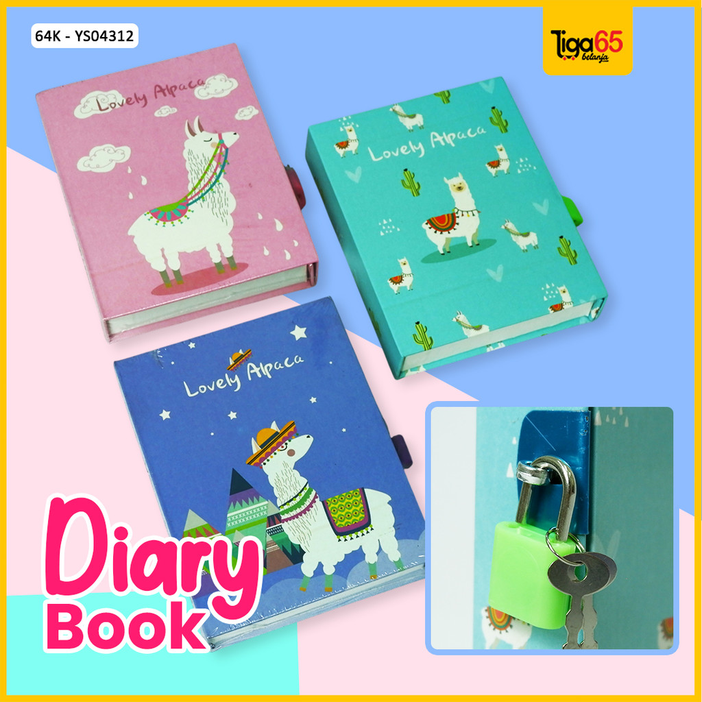 

Buku Diary Aesthetic / Buku Catatan / Buku Note Aesthetic / Buku Diary Kunci 64K-YS04312