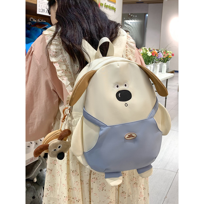 TasBagus Ransel Anak Anjing Lucu Untuk Anak Perempuan, Tas Ransel Wanita, Tas Komputer